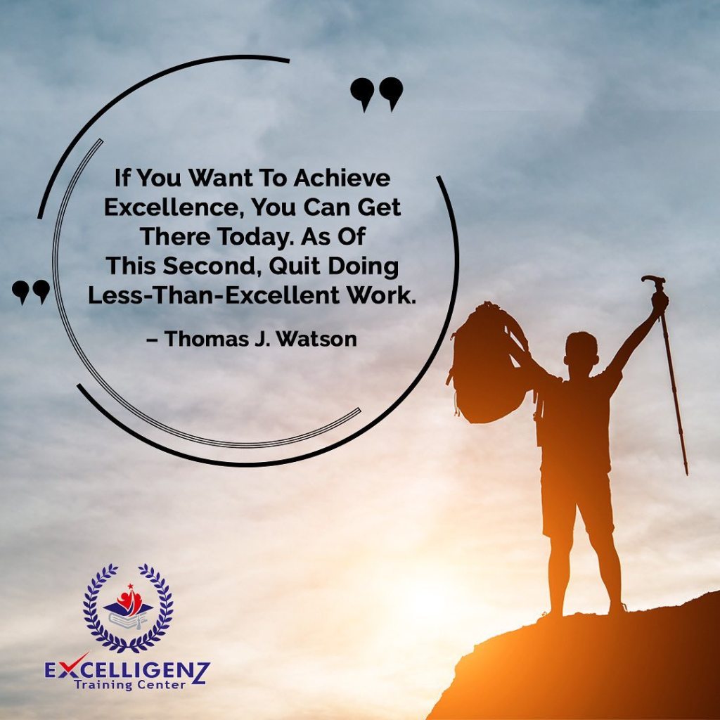 Words that resonate with us, and inspire us to push our students to give their competitive exams the best shot!  Excelligenz - Training Center are here to help you secure your spot at top-ranked schools.